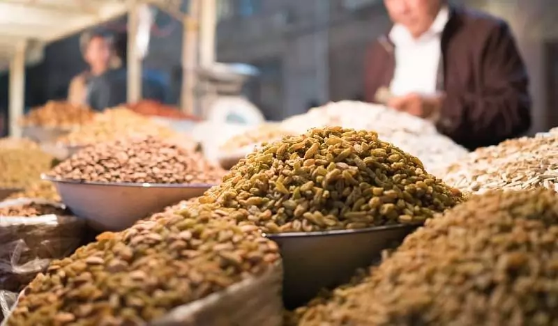 قیمت کشمش در بازار بر اساس کیفیت آن