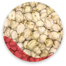 حبوبات شکسته یا کرمو